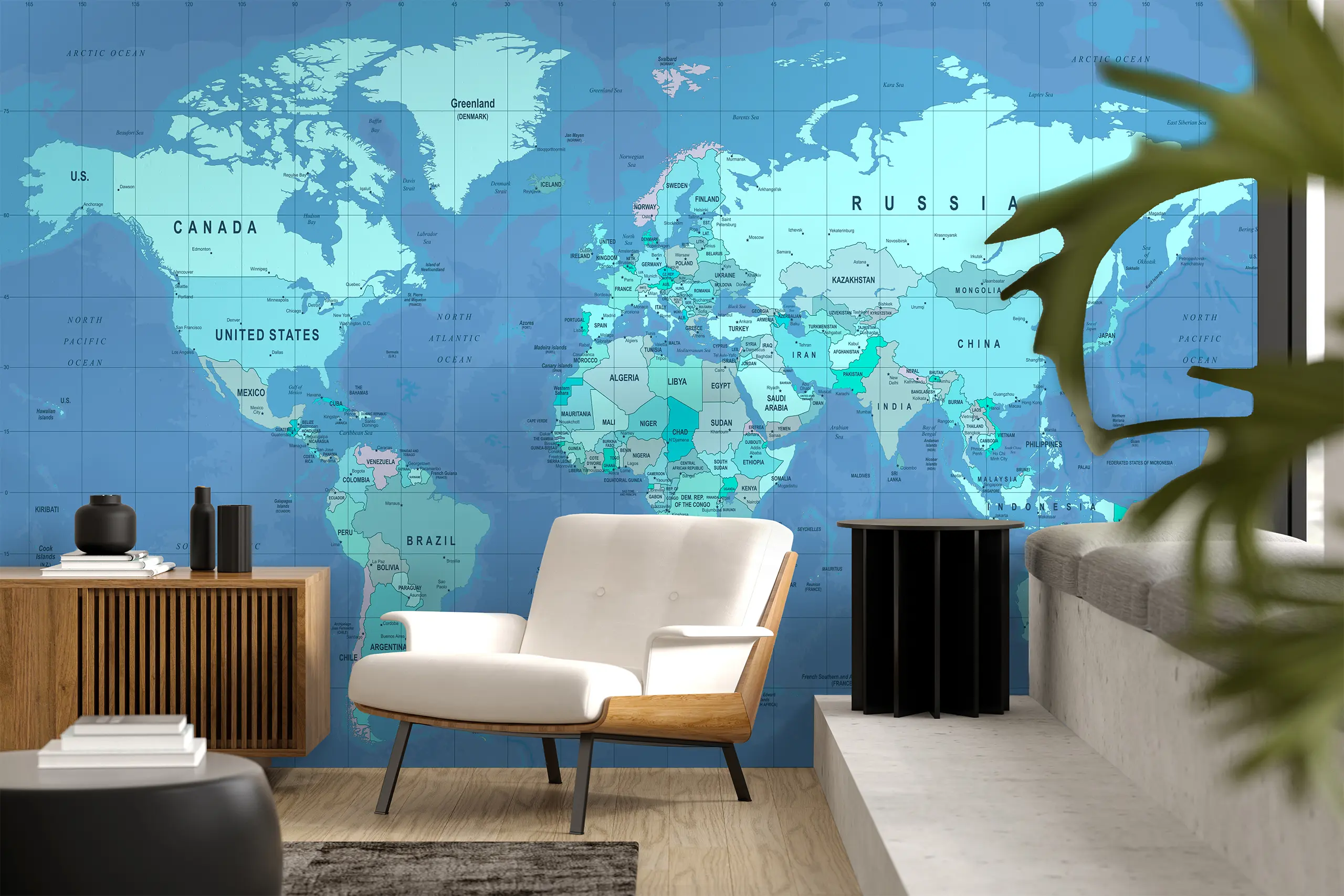 Cold Blue World Map Peel and Stick Wallpaper, Minimal Wall Mural for Study or Office, Modern Geography Mural, Abstract Travel Wall Art Create a sleek, modern look with our Cold Blue World Map Peel and Stick Wallpaper. Featuring a minimal abstract design with cool blue tones, this removable mural is perfect for studies, offices, and travel-inspired interiors. The self-adhesive material allows for easy, damage-free installation and removal, adding a refined and calming touch to any space.