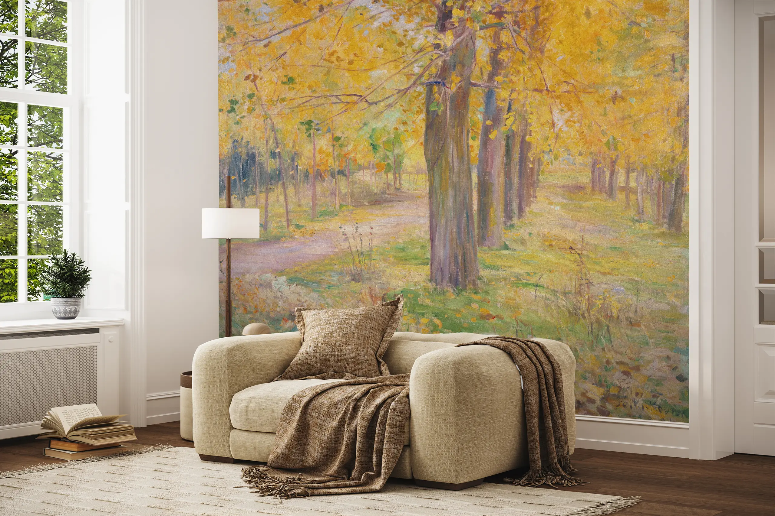 Interior Wall Arts – Vintage Forest Wallpaper, Landscape Tree Wall Mural, Panoramic Peel and Stick Wallpaper, Removable Rustic Nature-Inspired Wall Art for Home Interior Wall Arts – Bring the outdoors in with this Vintage Forest Wallpaper featuring a panoramic tree landscape. Designed as a peel and stick mural, it’s easy to apply and remove without damage. Perfect for rustic, nature-inspired interiors, this wall art adds depth, warmth, and serenity to living rooms, bedrooms, and cozy retreats.